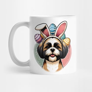 Shih Tzu with Bunny Ears Celebrates Easter Splendor Mug